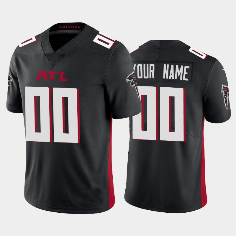 Custom A.Falcons black new Vapor Limited Jerseys Stitched Football Jerseys