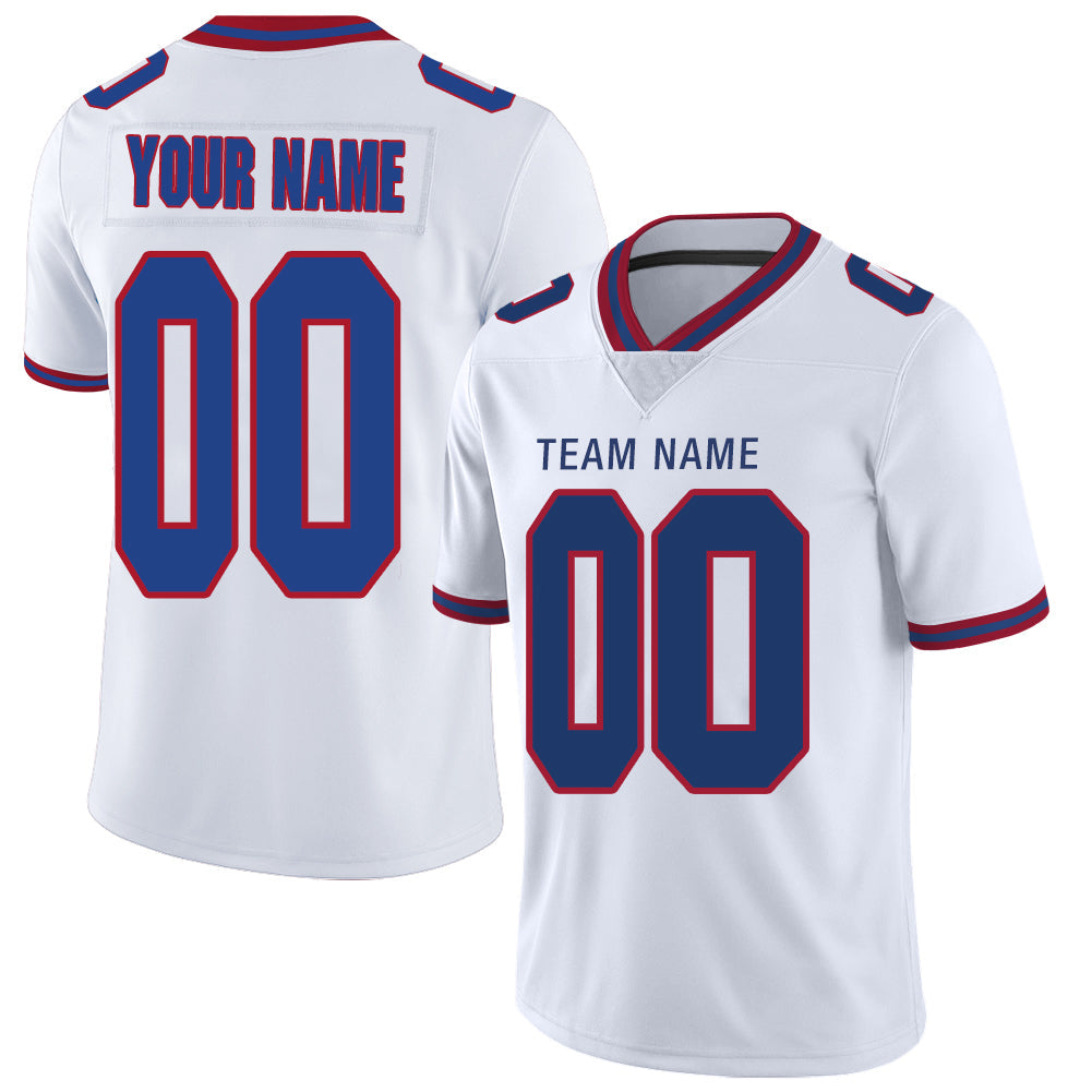 Custom NY.Jets Stitched American Football Jerseys Personalize Birthday Gifts White Jersey