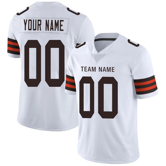 Custom C.Browns White Personalized Design Your Own Name and Number for Men Women Youth Footbal Jerseys